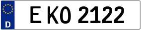 Truck License Plate